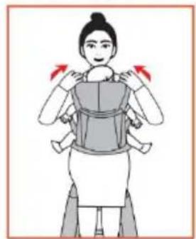 Beemoo CARE Dynamic - Mave-bæreposition (indadvendt) - 3