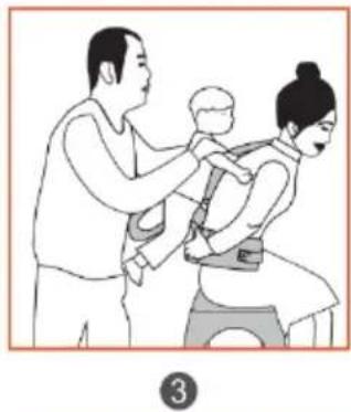Beemoo CARE Dynamic - Back Carrying Position - 3