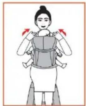 Beemoo CARE Dynamic - Vordere Trageposition (nach innen gerichtet) - 3