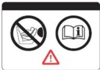 Warning sign with prohibition symbol, open book icon, and warning triangle