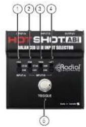 Radial Engineering Hot Shot ABi - HOT SHOT ABI FEATURES AND FUNCTIONS - 1