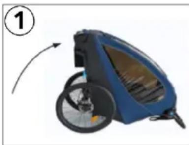 Beemoo Sporty Trail - Mounting the buggy wheels (buggy configuration) - 1