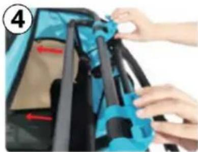 Beemoo Sporty Trail - Folding the Base Frame - 4