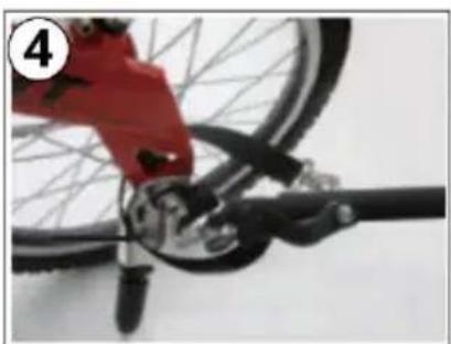 Beemoo Sporty Trail - Coupling the trailer to the bicycle (bicycle trailer configuration) - 3