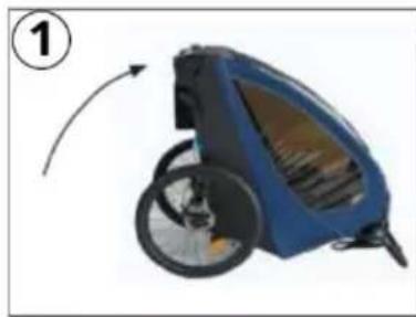 Beemoo Sporty Trail - Montage der Buggy-Räder (Buggy-Modus) - 2