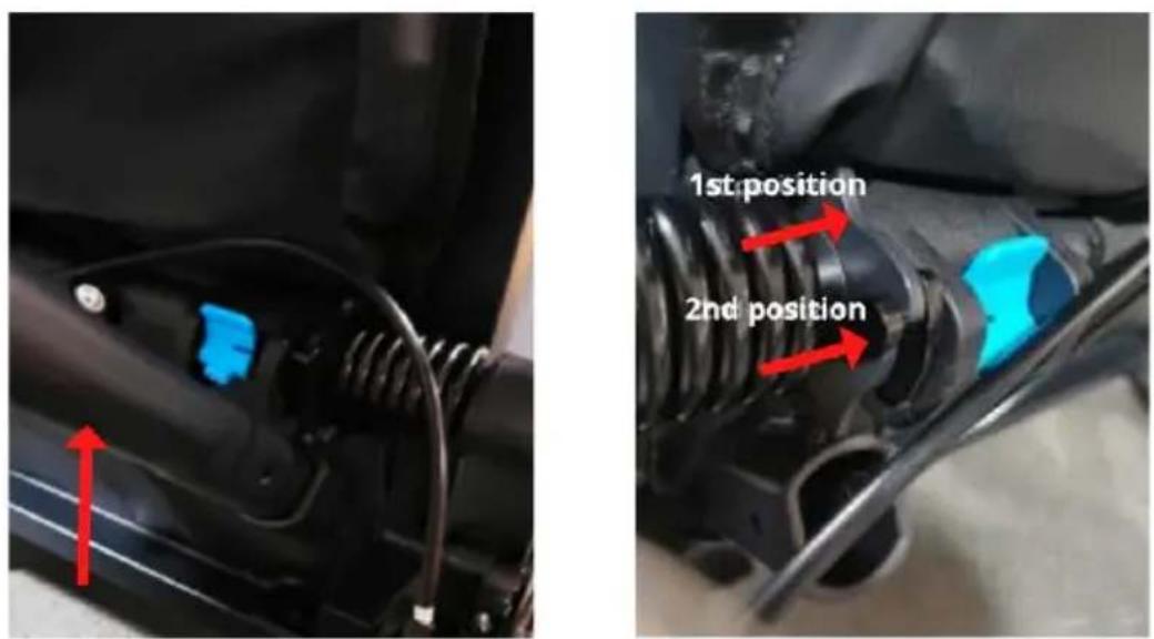 Beemoo Sporty Trail - Adjust the positions of wheel suspension - 1