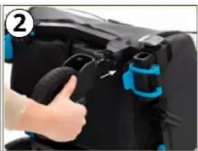 Beemoo Sporty Trail - Mounting the buggy wheels (buggy configuration) - 2