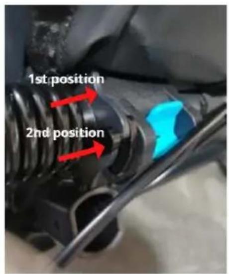 1st position 2nd position