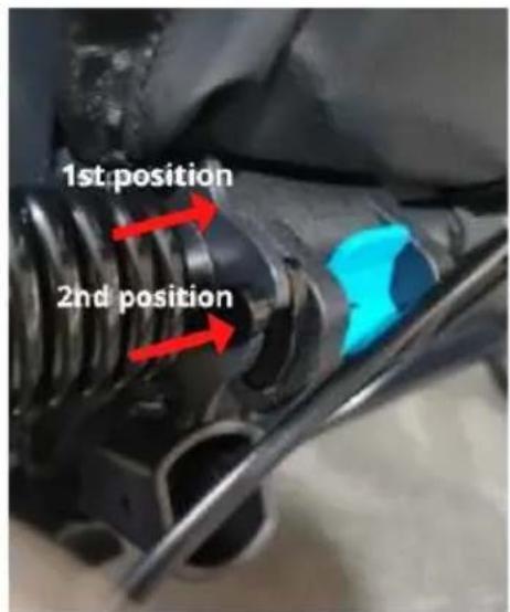 1st position 2nd position
