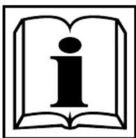 Symbolic icon of an open book with a lowercase 'i' inside, representing information (no text or symbols present)