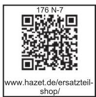 176 N-7 www.hazet.de/ersatzteil- shop/