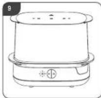 Tommee Tippee All-In-One Advanced Bottle and Pouch Warmer - USAGE - 9