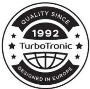 QUALITY SINCE 1992 TurboTronic DESIGNED IN EUROPE