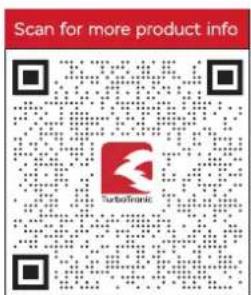 Scan for more product info TurboFronik