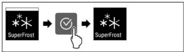 LIEBHERR ICSf 5103 Pure - Deaktivering af SuperFrost - 2