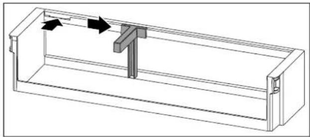 LIEBHERR ICSf 5103 Pure - Indsætning af flaskeholder - 1