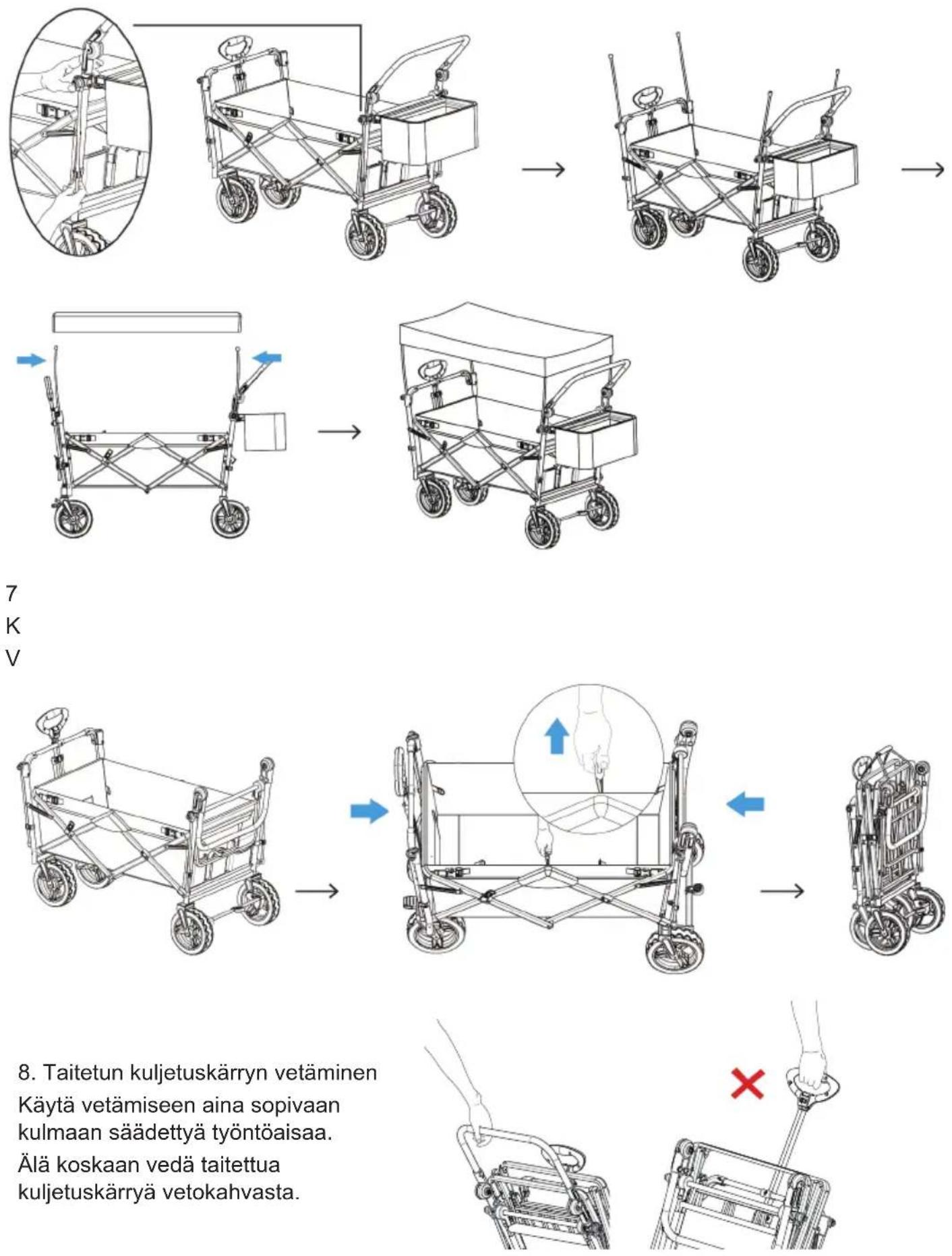 North 13.5 Transporter - Kuomun asennus - 1