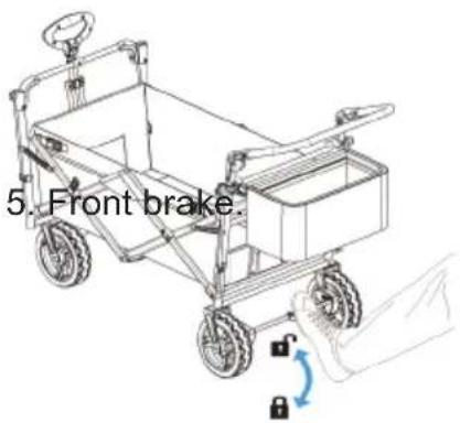5. Front brake.