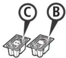 C B