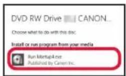 CANON PIXMA G3415 - Seadistamise CD-ROM-i kasutamine (ainult Windows) - 3