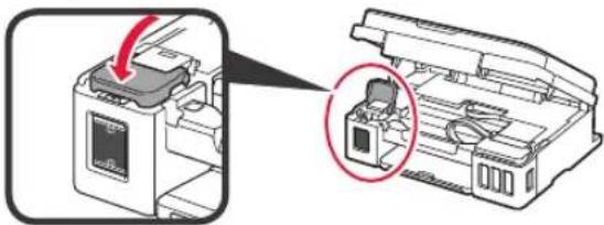 CANON PIXMA G3415 - Stäng bläckbehållarlocket. - 1