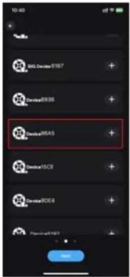 10:40 SAG Devices 0767 Device1830 Device 96A5 Device19CE Device30E4 Device4189 Add