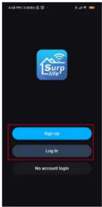 4:58 PM | 3.6KBm 总计 Surp life Sign Up Log In No account login