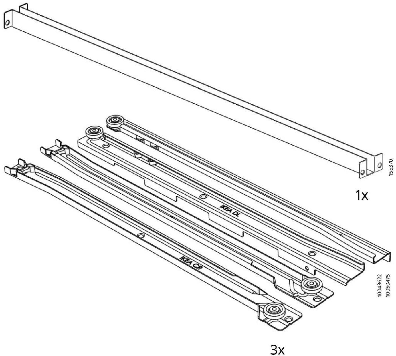 1x KEA DL KEA CR 3x 10043622 10050475 155370