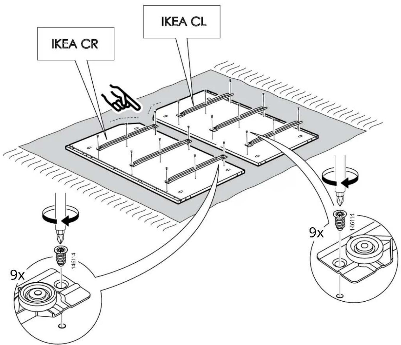 IKEA CR IKEA CL 9x 146114 9x 146114