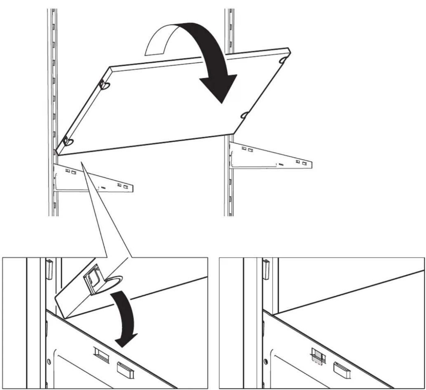 Technical diagram illustrating a mechanical assembly with labeled components and directional arrows indicating motion or assembly.
