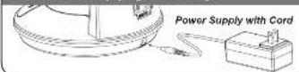 Lasko EcoQuiet A12669 - Power Supply Set Up - 1