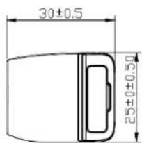 30±0.5 25±0±0.50