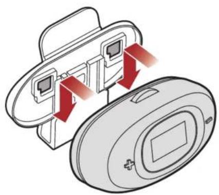 Sena J10 - メインユニット用クランプを使用する - 1