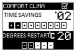 COMFORT CLIMA TIME SAVINGS '02 DEGREES RESTART C 20