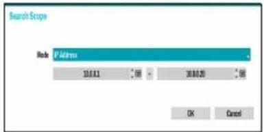 Search Scope Route Address 10.011 GB 30.0020 GB OK Cancel