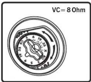 VC=8 Ohm
