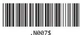 Unitech MS925 - Code 2 of 5 読取り文字数 - 2