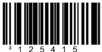 ³ 1 2 5 4 1 5