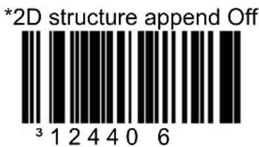 *2D structure append Off ³ 1 2 4 4 0 6