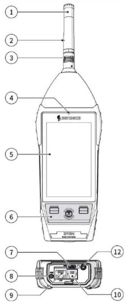1 2 3 4 5 6 7 8 9 10 12 SENSOR