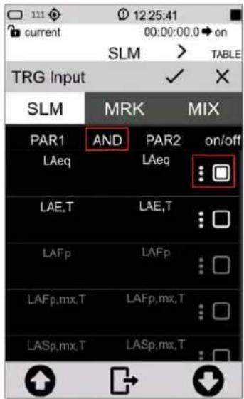 Senseca XPT801 - Setting triggers - 3
