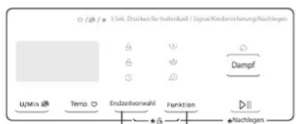 Hanseatic HWMA714A - Key lock (child lock) - 1