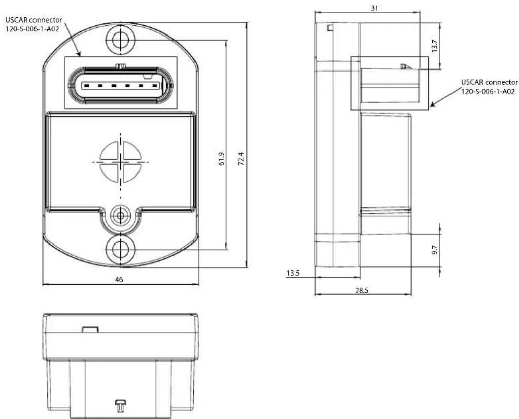 Carel GLD Mini - Dimensioni meccaniche - 1