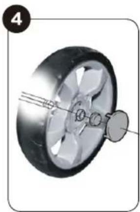 Beemoo Move Shopper - FITTING THE FRONT WHEELS - 1