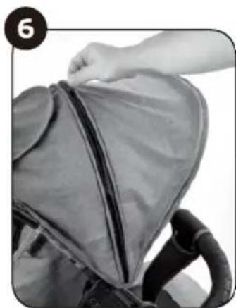Beemoo Move Shopper - FITTING THE REAR WHEELS - 1