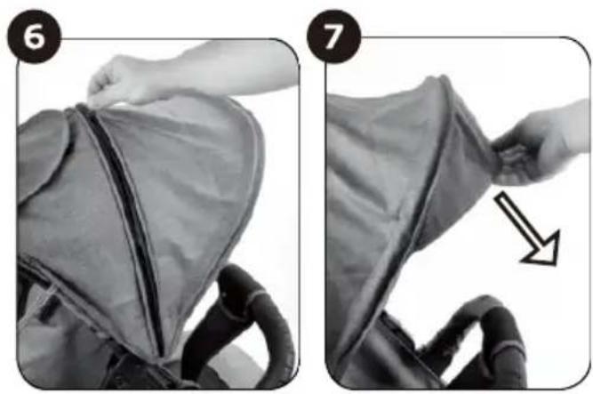 Beemoo Move Shopper - DEN KINDERWAGEN AUFKLAPPEN - 3