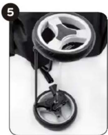 Beemoo Move Shopper - FITTING THE FRONT WHEELS - 2