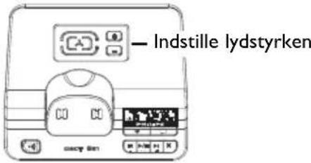 — Indstille lydstyrken occy 80