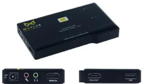 MUXAR Large screen MUXAR Display screen MUXAR / 7.50x Cable Connection and Security 2V R3486 IN R3486 OUT USB