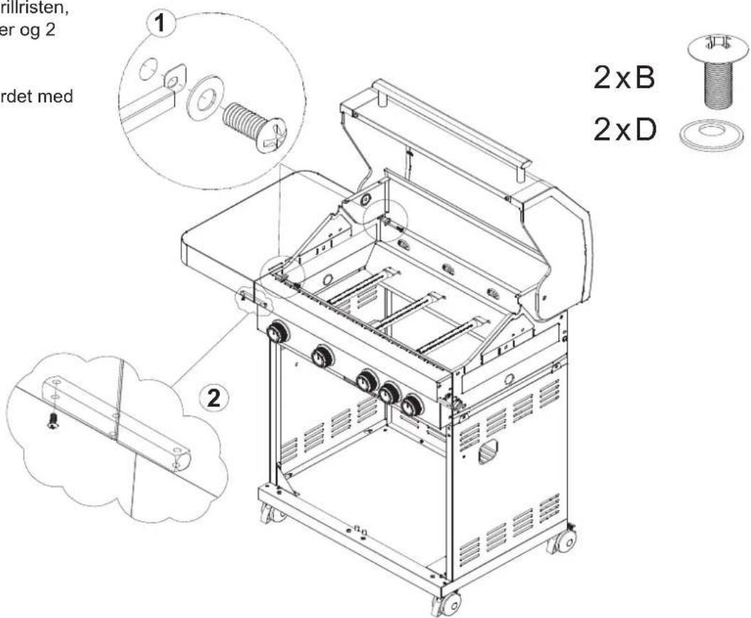 Hillisten, er og 2 rdet med 1 2 2xB 2xD